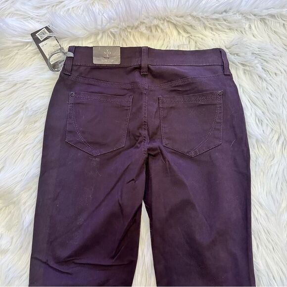 NYDJ Samantha Slim Jeans Sz OP Not Your Daughter's Jeans Merlot Nordstrom NWT - Picture 10 of 14